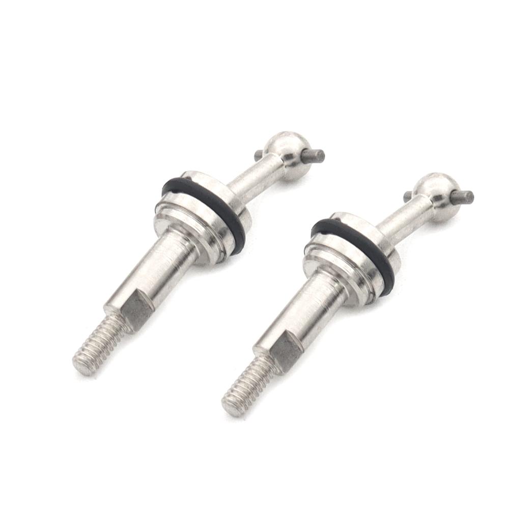 2 Pcs Extended Metal CVD Cardan Shaft 2mm With M2 Nut For 1/28 RC Car Wltoys K969 K989 K979 P929 Upgrade Parts