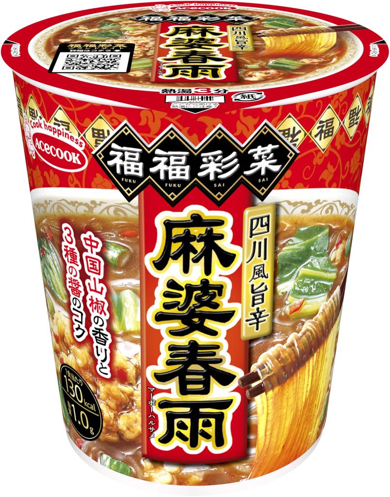 Acecook Fukufuku Saisai Spicy Mapo 41g x 12 packs Sichuan-style Vermicelli,