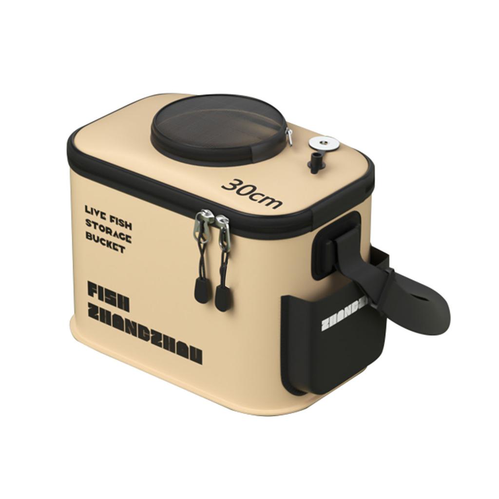 Fishing Fish Box Portable EVA Live Fish Bucket Fishing Accessory Fishing Tackle Multifunctional Live Fish Baits Bucket