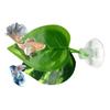 1Pc Artificial Aquarium Leaf Plants Decoration Betta Fish Rest Spawning Ornamental Plant Betta Fish Play Relax Hide Leaf Hammock