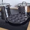 MINI 15 PANCAKES CAST IRON FRYING PAN