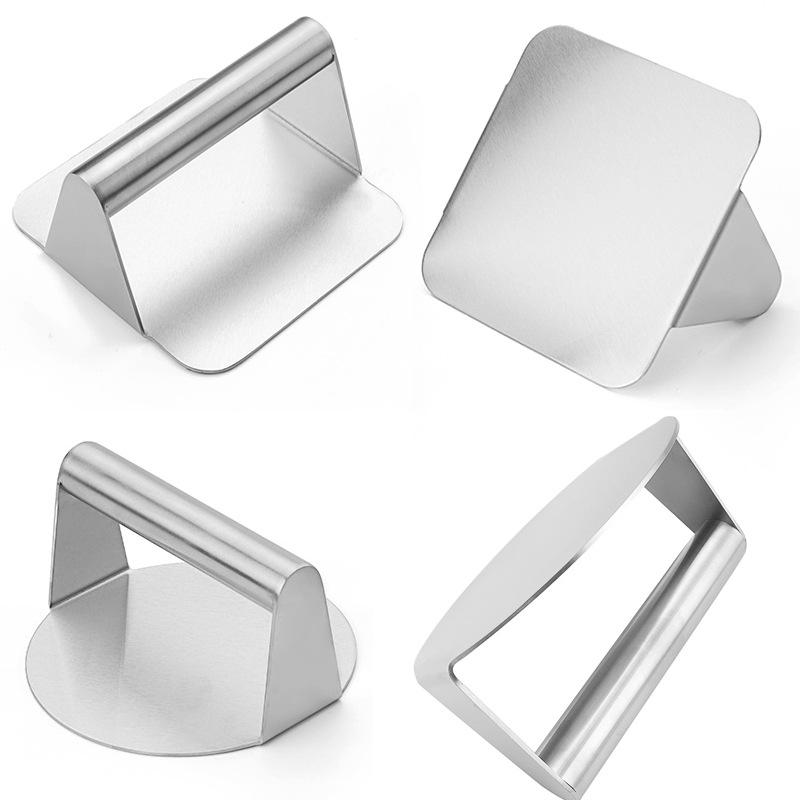 304 & 430 Stainless Steel Round Hamburger Patty Press