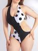 Plus size swimsuit XL slimming suit cutouts sexy bikini Plus size swimsuit L slimming suit cutouts sexy bikini