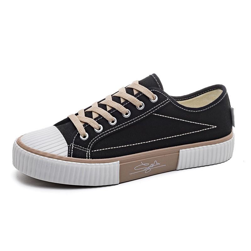 Men'S Canvas Shoes Low-Top Biscuit Shoes Men'S Cloth Shoes Breathable Board Shoes Casual Shoes
