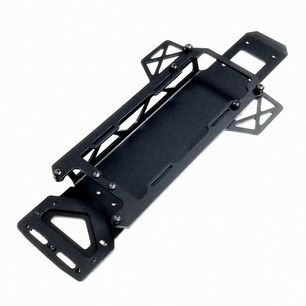 KF RC Ultra-Lightweight Aluminum Chassis for Tamiya DT-02 Buggy Kumamon Version/Super Fighter G/Desert Gator