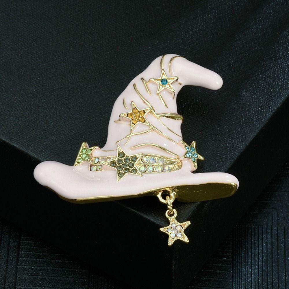 

Броши в виде шляпы волшебника в темном стиле, винтажные значки на лацкан, украшение на Хэллоуин, булавка для шляпы волшебника, пара