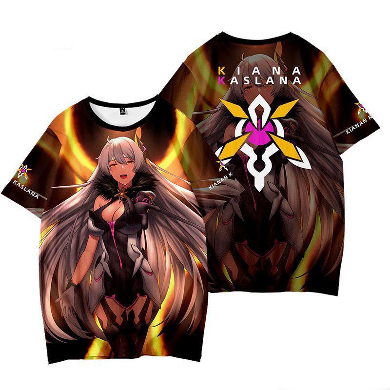 Games Honkai Impact 3rd T-shirts 3D Print Kid Anime Tee Men Women Short Sleeve O-Neck T Shirt Harajuku Cosplay Y2k Tops Clothing