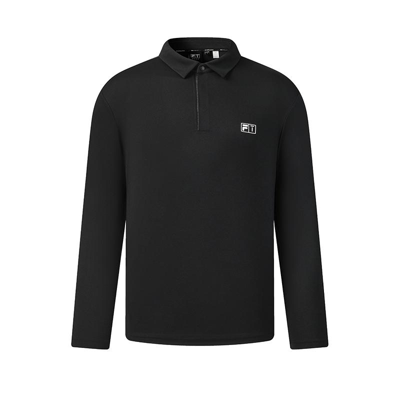 Men's Shirt FILA Golf Polo Shirt Men's Pitch Black