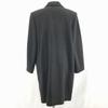 USED/90s Japan Ga-Ka Cashmere 100% Long Coat Outer 9AB-2 Women M Black Double Breasted