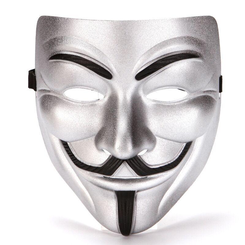 Halloween V Mask Masquerade Full Face Hacker Street Dance Mask for Men