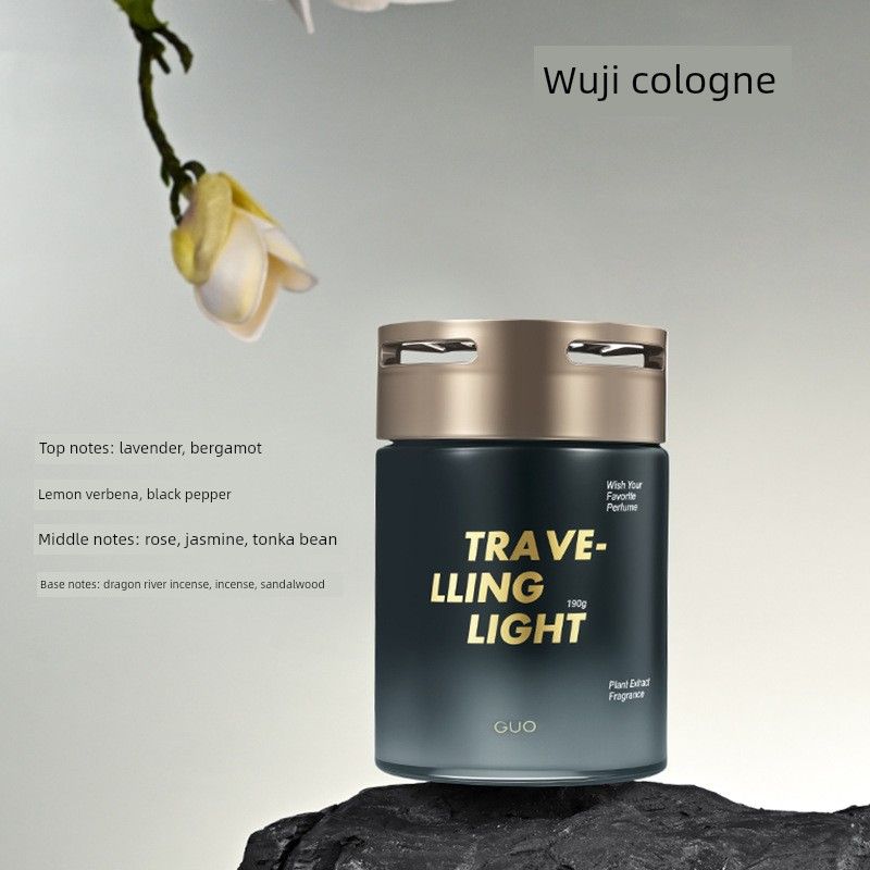 Car Aromatherapy Solid Fragrance Balm, High-End Long-Lasting Fragrance, Car Interior Decoration, Light Fragrance Perfume for Cars, Removes Odors Wuji Cologne (Premium Cologne)