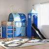VidaXL Bunk Bed Without Mattress with Slide and Curtains 90x190 Cm 3284180