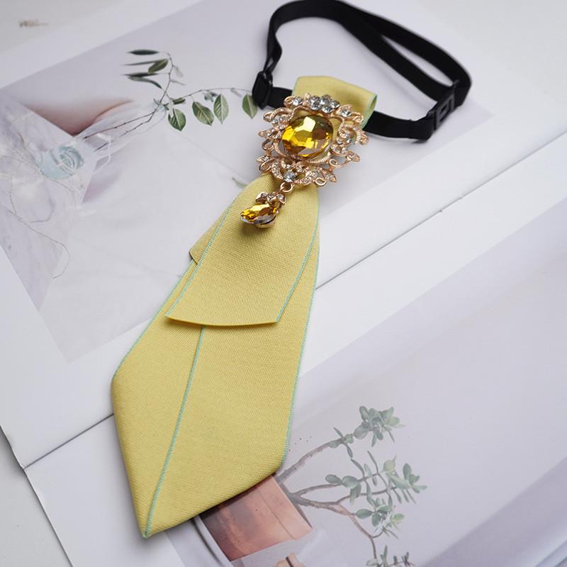 Butterfly Tie Brooch For Women With Silk Fabric Korean Style Neck Accessory For Summer 2025