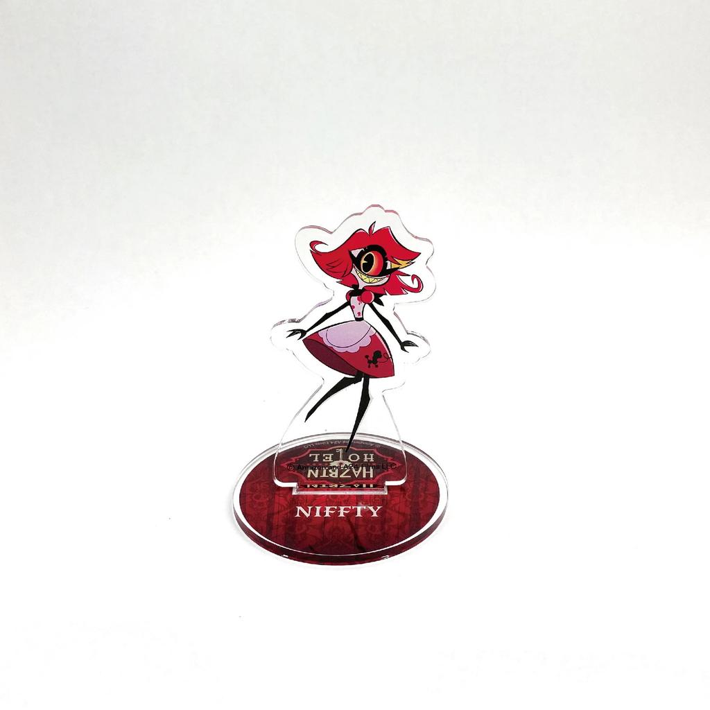 Anime Hazbin Hotel Charlie Morningstar Vaggie Alastor Acrylic Figure Stand Figure Desktop Ornament Festival Keychain