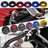 10 pièces/ensemble Fixations hexagonales modifiées pour voiture Rondelles d'aile Pare-chocs Moteur Vis concaves Rondelles d'aile en aluminium et Boulon M6.