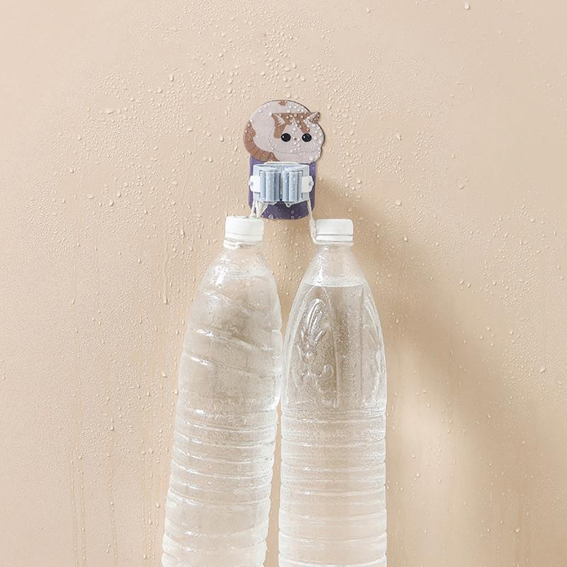 Self Adhesive Wall Mop Holder Brush Organizer Rack Multi-Purpse Door Keys Umbrella Hanger Hook Bathroom Toothbrush Storage