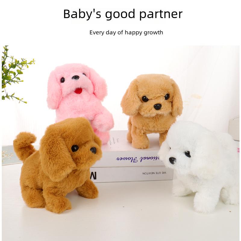 Cute Electric Plush Dog: Butt-Wagging Corgi, Husky & Golden Retriever
