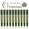 Snell 40-Color Double-Ended Oil-Based Marker Set for Children's Art and Professional Painting