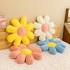 Multi Colored Daisies Flower Shapes Pillows Cushion For Home Office And Bedside Use