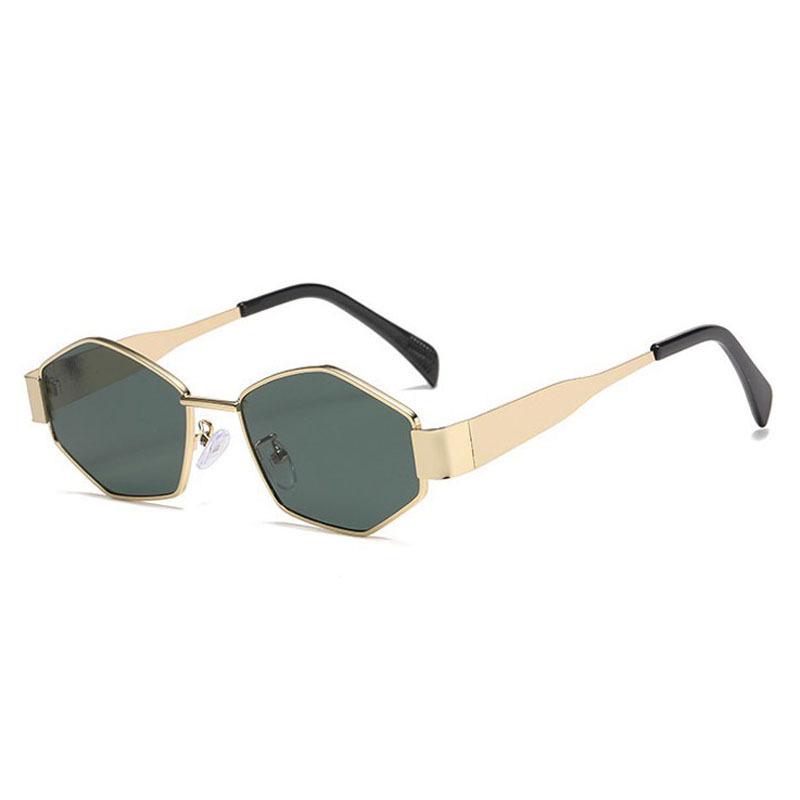 European Stylish Polygonal Metal Sunglasses for Men & Women - Trendy TikTok Design