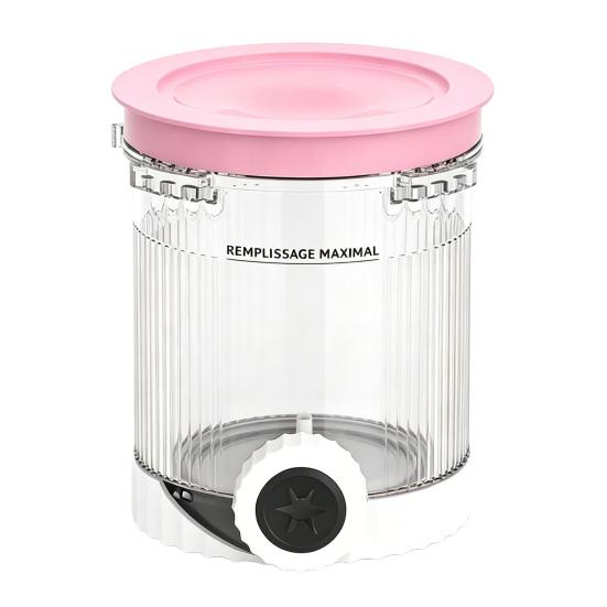 

Ice Cream Storage Jar Compatible with Ninja Swirl NC701 NC701C Creami Ice Cream Soft Serve Maker BPA-Free Food Grade Anti-Slip Container for Kitchen E