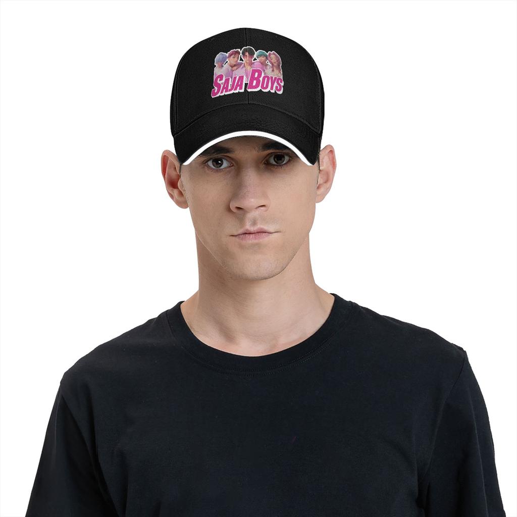 Letní Ležérní Baseballová Čepice Saja Boys Kpop Lovci Démonů Kpop Rock Trucker Čepice Pro Unisex Muže Nastavitelná y2k Retro Baseballové Čepice
