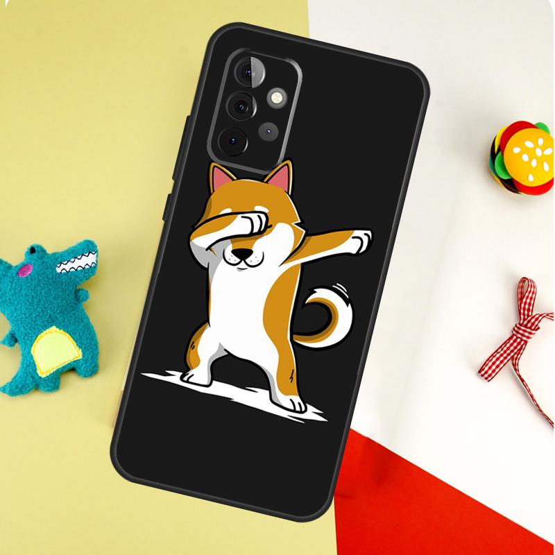 Cute Shiba Inu For Samsung Galaxy A55 A35 A15 A54 A34 A14 A53 A33 A13 A05 A06 A16 A22 A32 A52 Phone Case