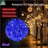 Low Voltage 50cm LED Vine Ball String Lights (5-Pack)