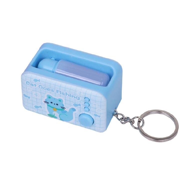 Springender Lichtschlüsselanhänger Nachtsichtwerkzeug mit Fidget-Funktion Kunststoffkonstruktion Leuchtender Schlüsselanhänger für den Abendgebrauch