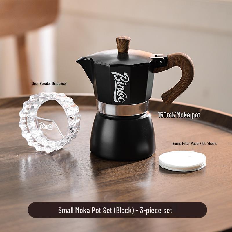 Bincoo Elektrický moka konvička Espresso kávovar - Malý italský kávovar pro domácnost