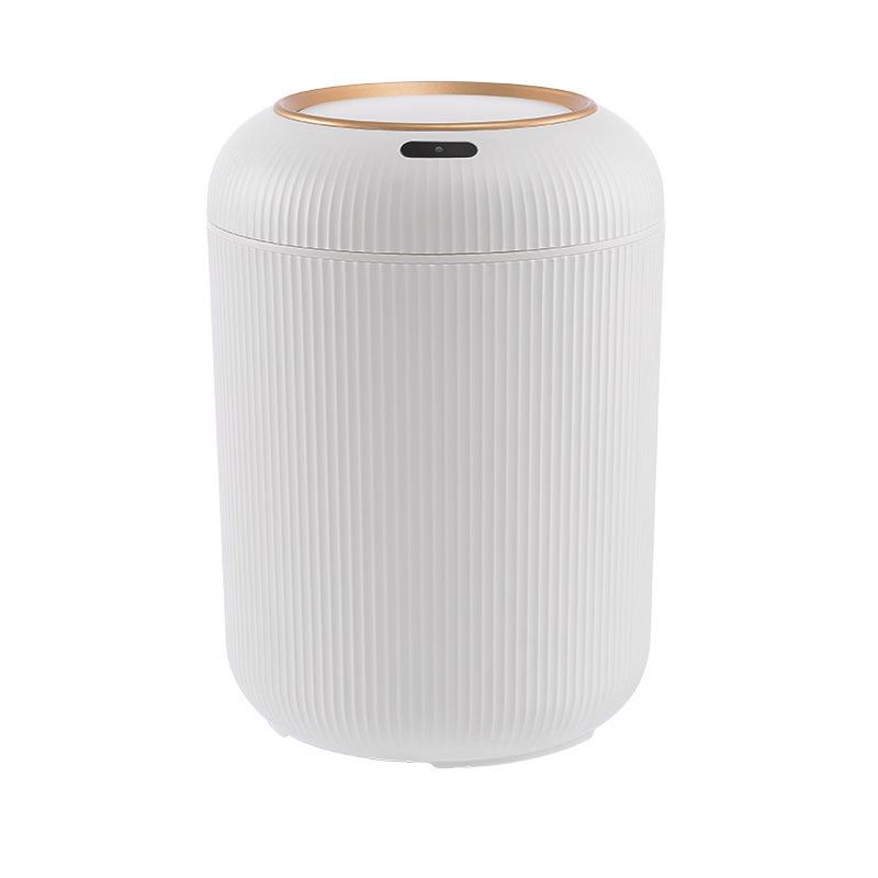 Smart Sensor Flip-Top Trash Can: Stylish and Automatic for Kitchen, Living Room, Bedroom Smart Sensor Version