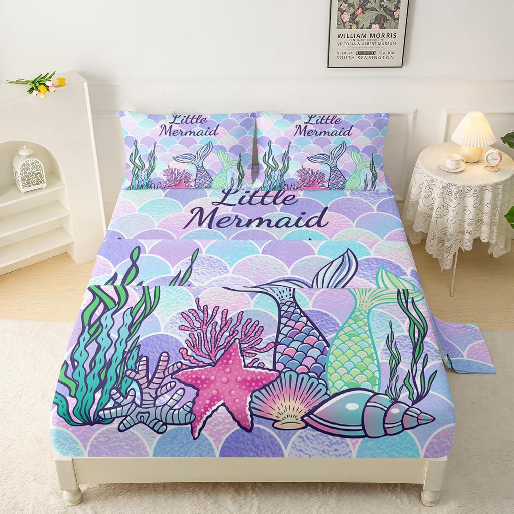 Sports Basketball Football Baseball Pattern Sheet Four-piece Bedding Set Bedroom Dormitory Bedding