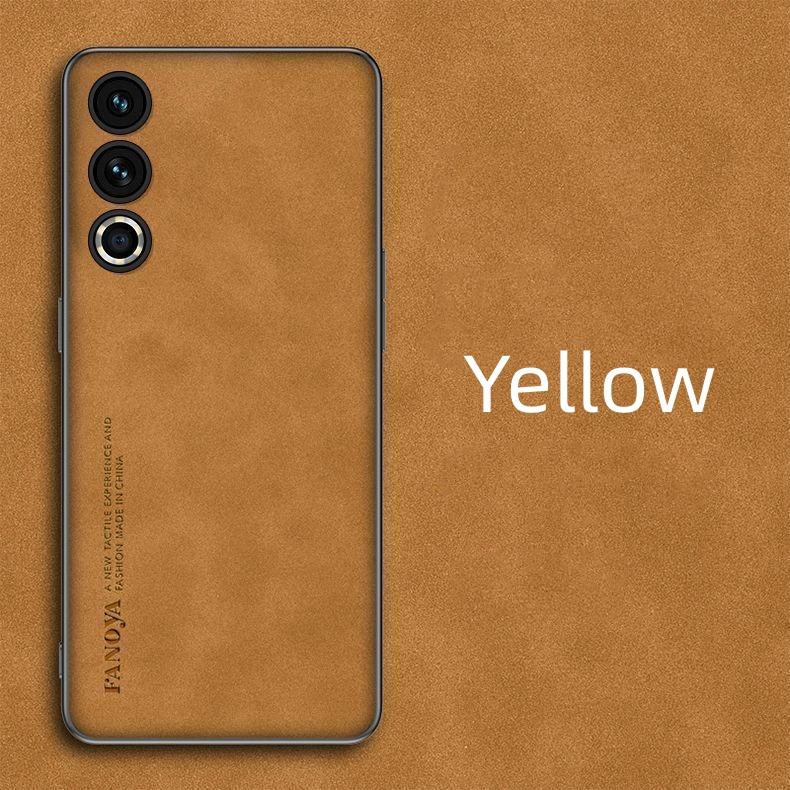 For Meizu 21 Skinsheep Leather Case Cover For Meizu 21 Pro 21pro Matte Silicone Full Protection Shockproof Soft Bumper