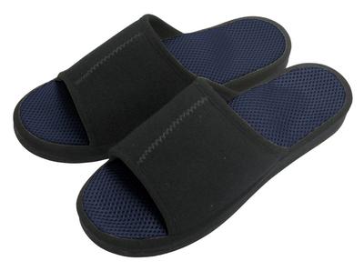 Alphax Fumippa Health Foot Pressure Point Navy Size Men's Slippers, Reflexology, (Hard Type), 25.0-27.0cm