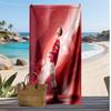 Cristiano Ronaldo Print Strandlaken Sneldrogend Super Absorberend Zacht Badlaken voor Zwemmen Strand Reizen Fan Souvenir Cadeau