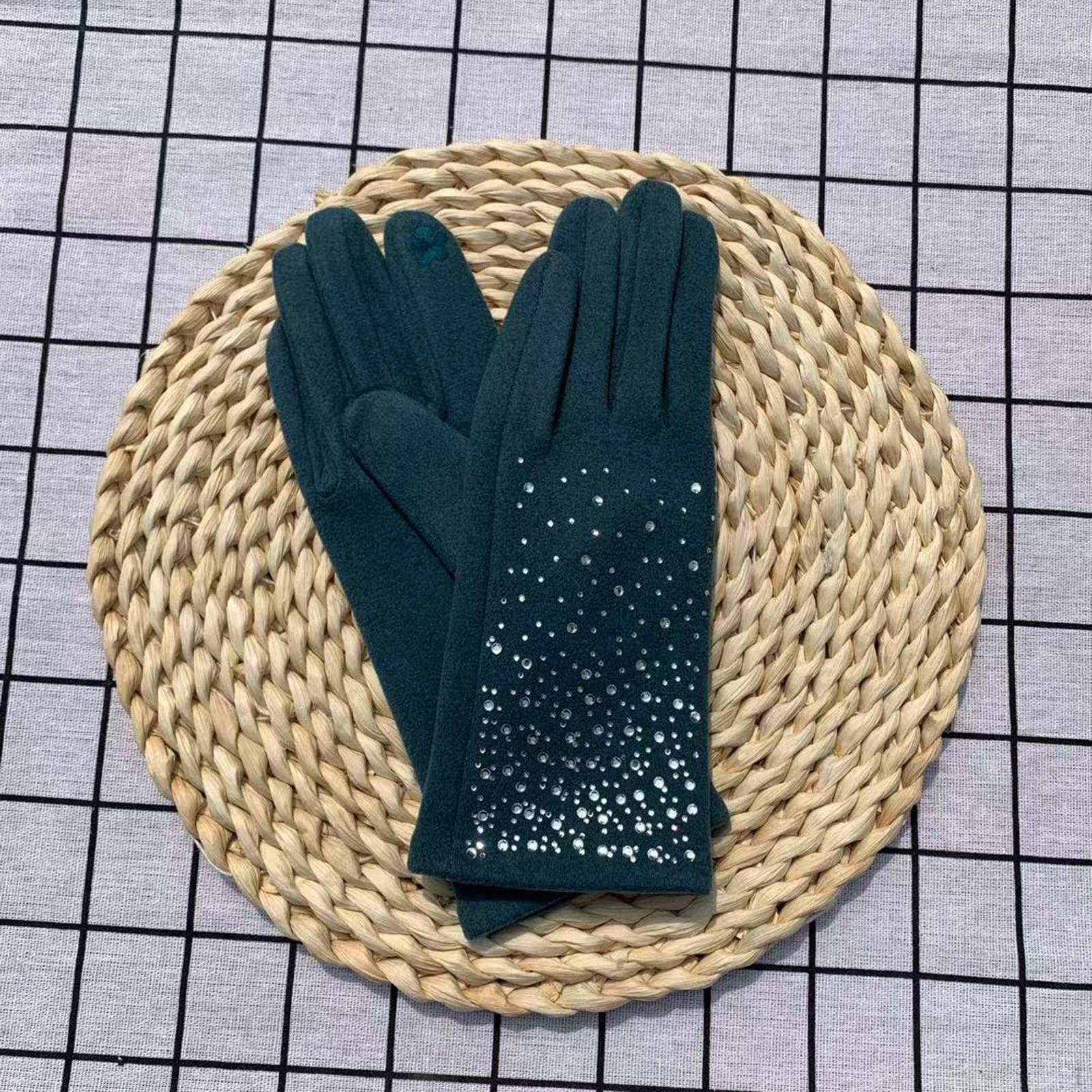 

Зимние перчатки для холодной погоды с сенсорным экраном, удобные для женщин, легкие для езды на велосипеде озеро синий