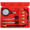 Petrol Engine Cylinder Compression Tester Kit Automotive and Motorcycles Tool 0-300PSI Engine Cylinder Pressure 0-21 Bar Gauge