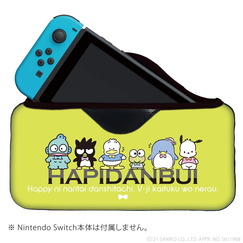 Licensed Sanrio Characters Quick Pouch for Nintendo Switch Hapidanbui [Nintendo Product] -