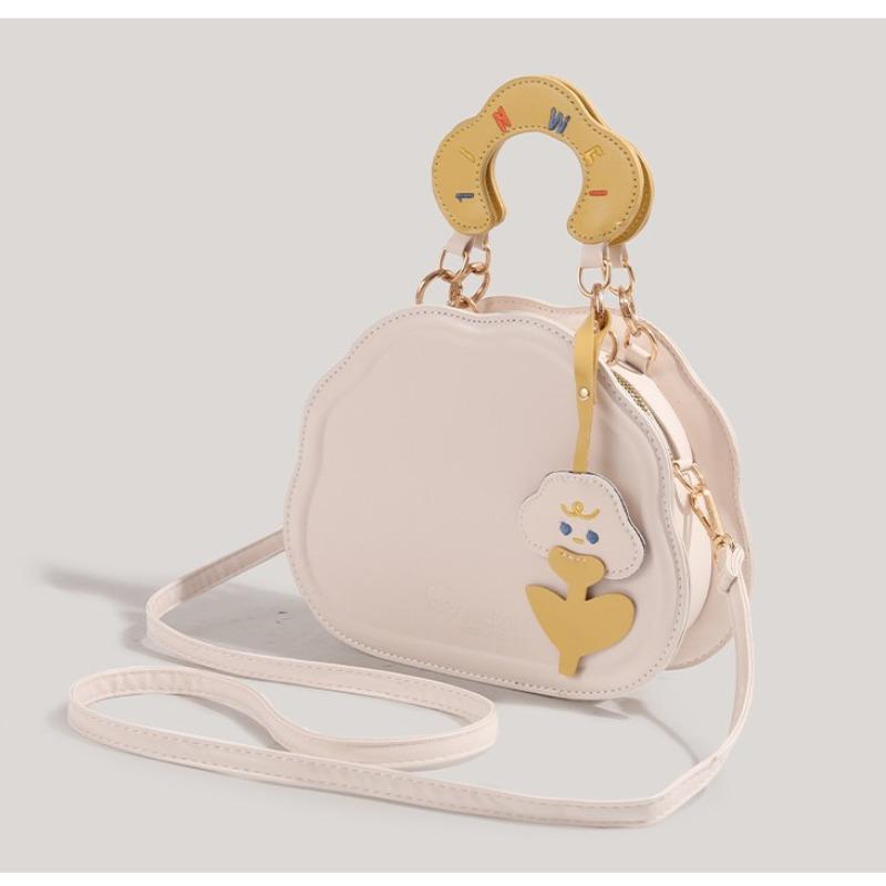 Cloud Pack Girls' Cute Handbag - Simple Shoulder-Slung Design for Women's Bag