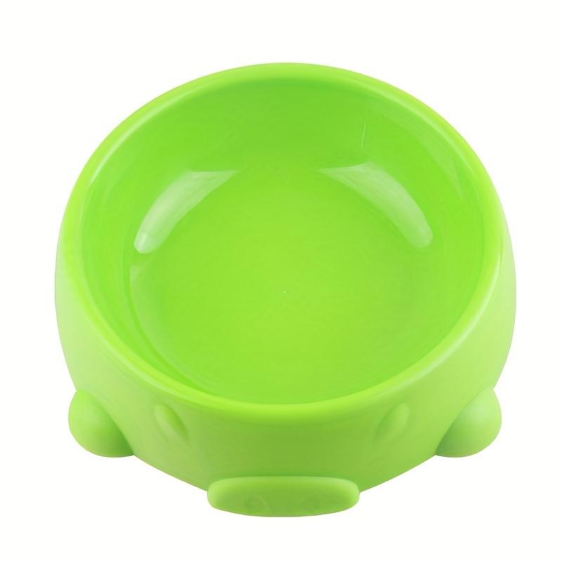 Dog Bowls for Food and Water Pet Dish with Non-Slip Base Cute Candy Color Plastic Feeder for Puppy Cat Slow Eat Bowls Easy Clean