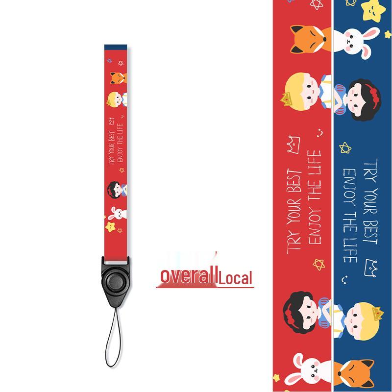 Lanyard Nero Multifunzionale Personalizzato Creativo con Porta Badge Separato per Badge Identificativi dei Dipendenti.