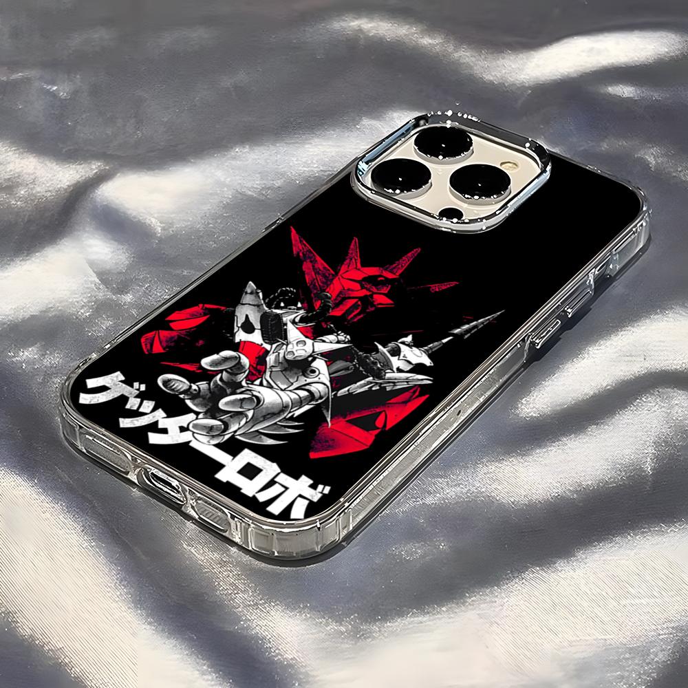 Getter Robo Phone Case For IPhone 17 Pro Max 16 15 14 Pro Max IPhone 13 Pro Max 11 Plus Transparent Cover
