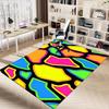 1PC Abstract Art Extra Large Non Slip Floor Carpet, Office, Family, Bedroom Large Area Rug Indoor Rugs, Vibrant Colors