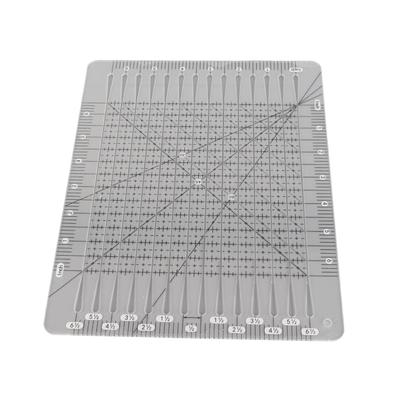 Quiltinglineal Acryl Transparent Quilter Lineal zum einfachen Schneiden Quilten Nähen Handarbeiten