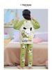 2026 Stylish Girls' Long-Sleeve Pajama Set for Spring/Fall - Cute Big Kid Sleepwear