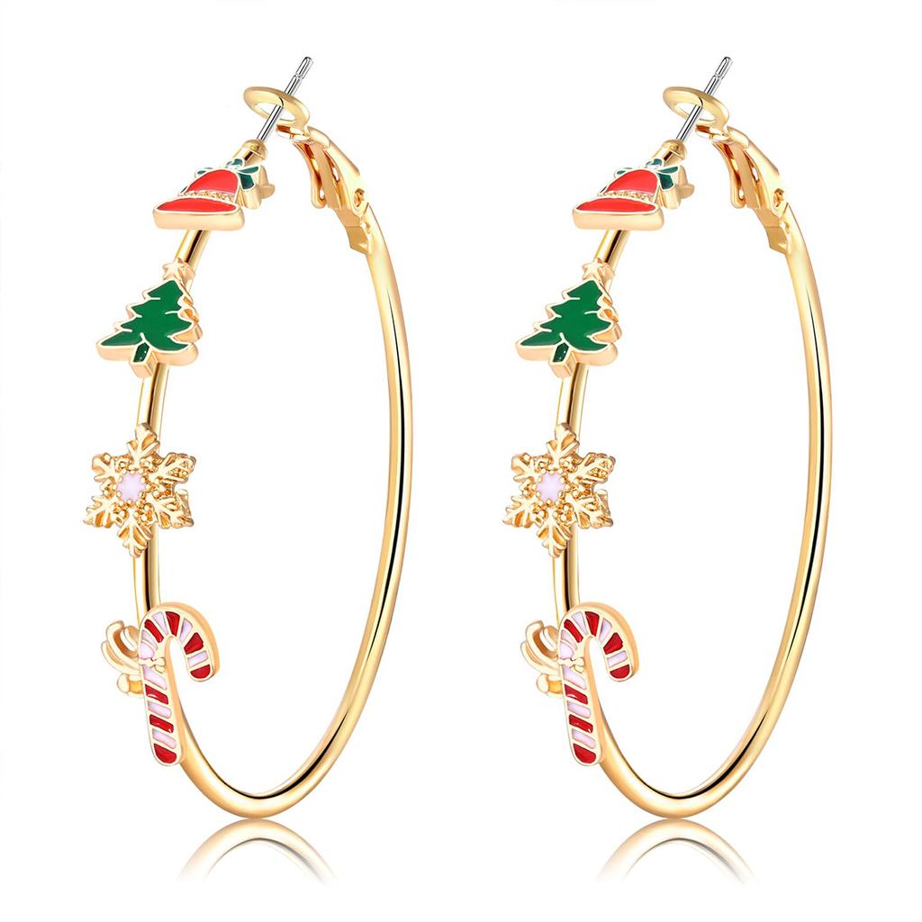 2PC Women's Fashion Christmas Earrings Jewelry Accessories Suitable for Date, Party, Festival Gifts