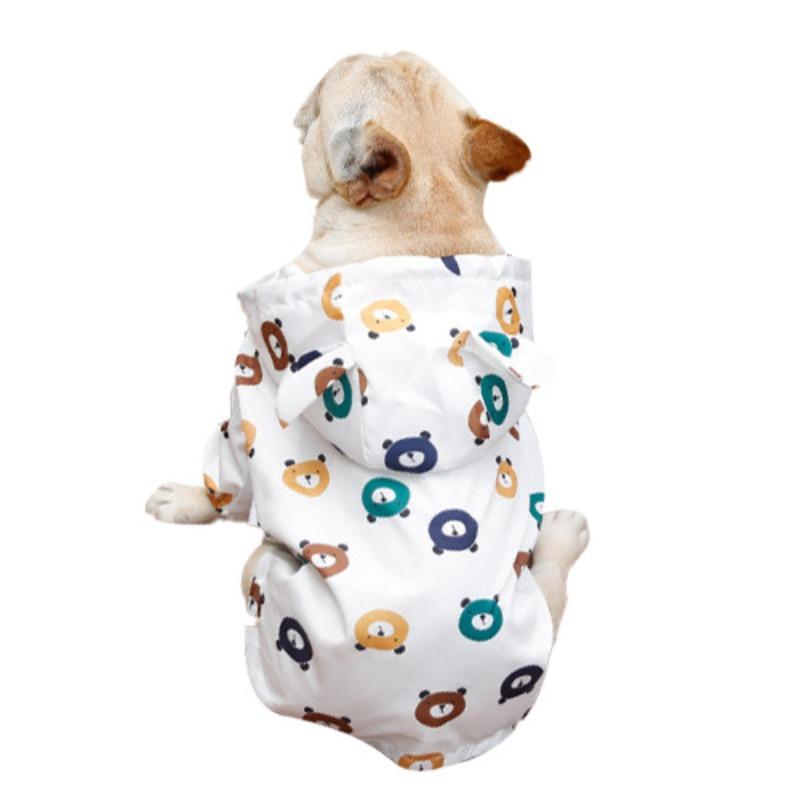 

Wholesale Pet Raincoat Waterproof Four Seasons Umbrella Bear Clothing Dog Thin Summer Small Dog Puppy Teddy S