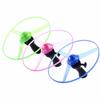 Luminous Outdoor Toys LED Flying UFO Propeller Helicopter Toys Pull String Flying UFO Spinning Top
