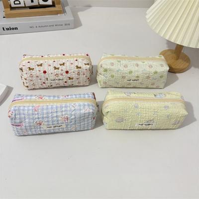 Multilayer Pen Bag Large Capacity Cosmetic Bag Cute Pencil Case  Students