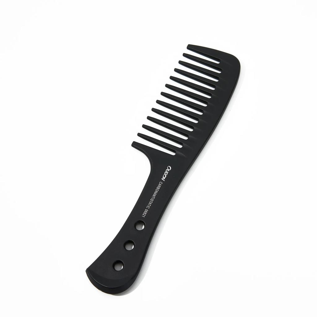 Black Professional Hair Brush Hard Carbon Cutting Comb Heat Resistant Salon Hair Brushes Barber Pin Tail Antistatic Combs Men